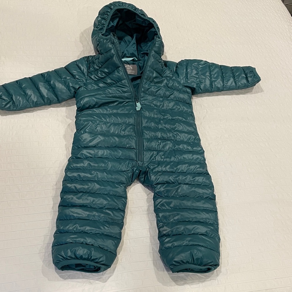Primary Kids Puffer Jacket in Teal